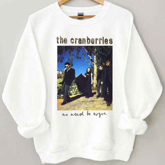 Vintage The Cranberries No Need To Argue World Tour Sweatshirt Trendy White - Picture 1 of 4